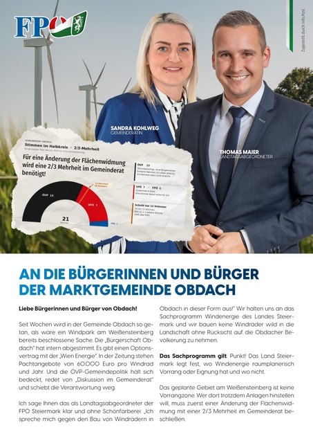 Brief - Obdach