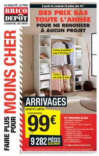 BricoDepot 29 juillet-11 aout 2022