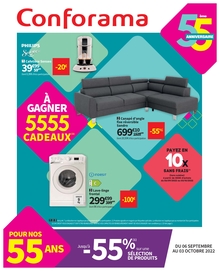 Conforama 6 sept-3 oct 2022