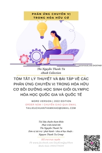 CHUYÊN ĐỀ TÓM TẮT LÝ THUYẾT VÀ BÀI TẬP VỀ CÁC PHẢN ỨNG CHUYỂN VỊ TRONG HÓA HỮU CƠ BỒI DƯỠNG HỌC SINH GIỎI OLYMPIC HÓA HỌC QUỐC GIA VÀ QUỐC TẾ