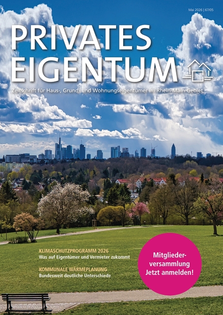 Privates Eigentum Ausgabe Mai 2026