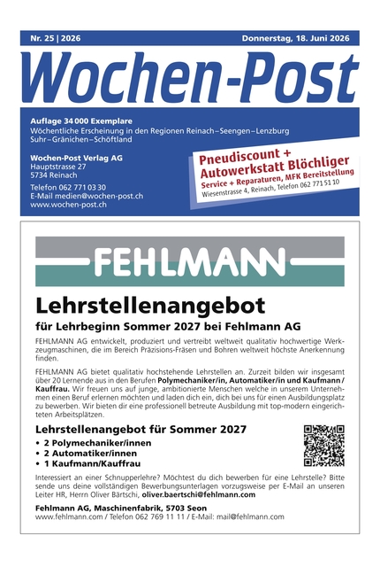 Wochen-Post | KW 25 | 18. Juni 2026