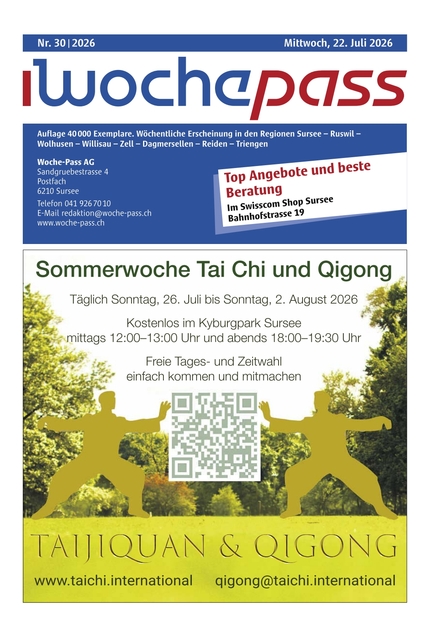 Woche-Pass | KW 30 | 22. Juli 2026