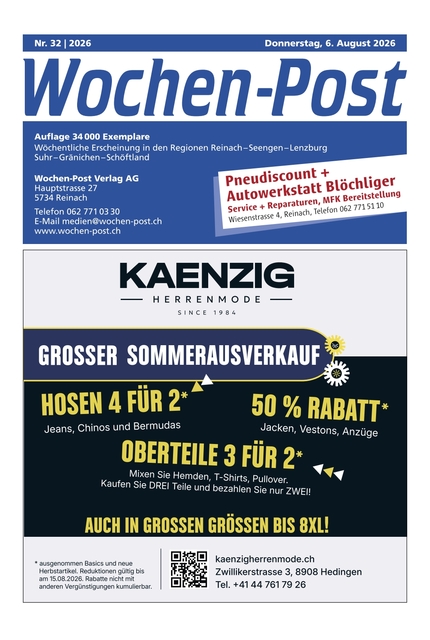 Wochen-Post | KW 32 | 6. August 2026