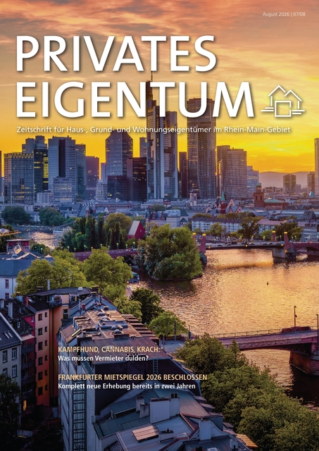 Privates Eigentum Ausgabe August 2026