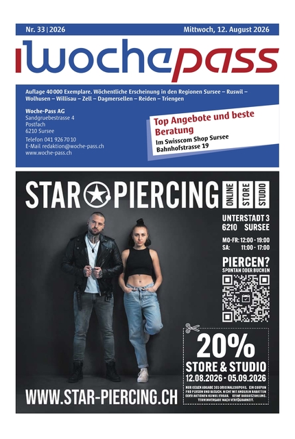 Woche-Pass | KW 33 | 12. August 2026