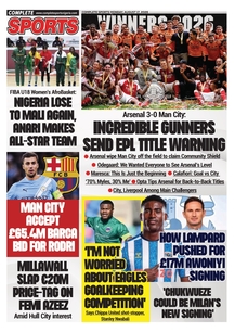 COMPLETE SPORTS - MONDAY, AUG 17, 2026