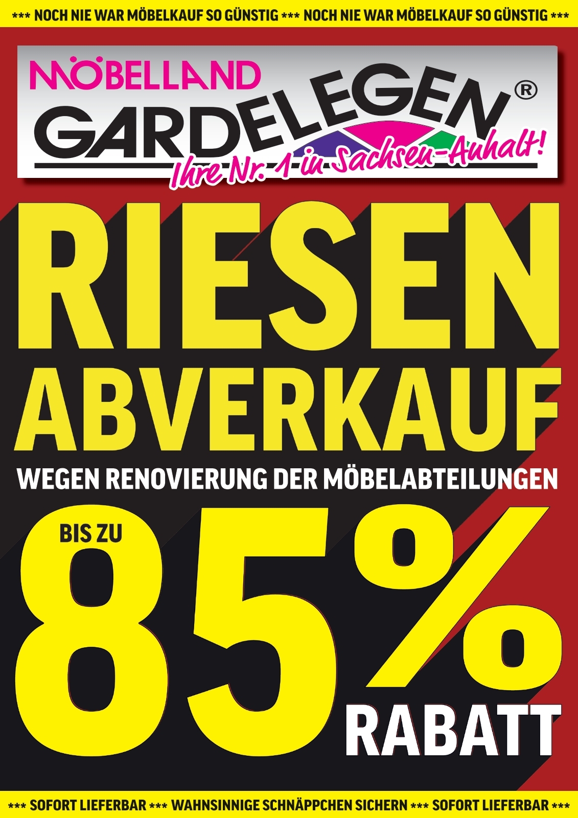 Riesen-Abverkauf