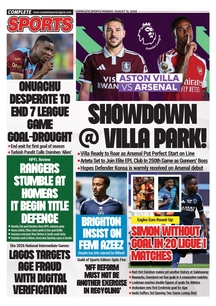 COMPLETE SPORTS - MONDAY, AUG 31, 2026