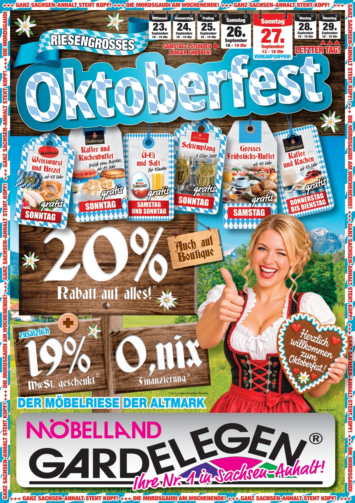 Riesengroßes Oktoberfest
