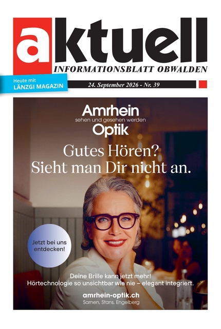 Aktuell Obwalden | KW 39 | 24. September 2026