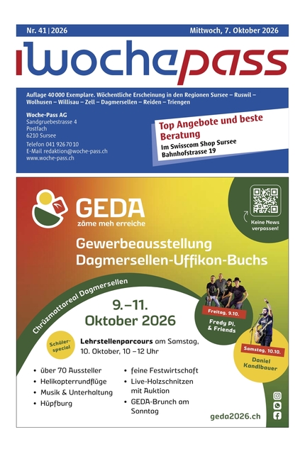 Woche-Pass | KW 41 | 7. Oktober 2026
